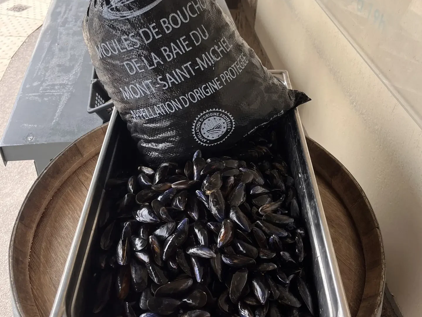 Moules de Bouchot AOP du mont st Michel